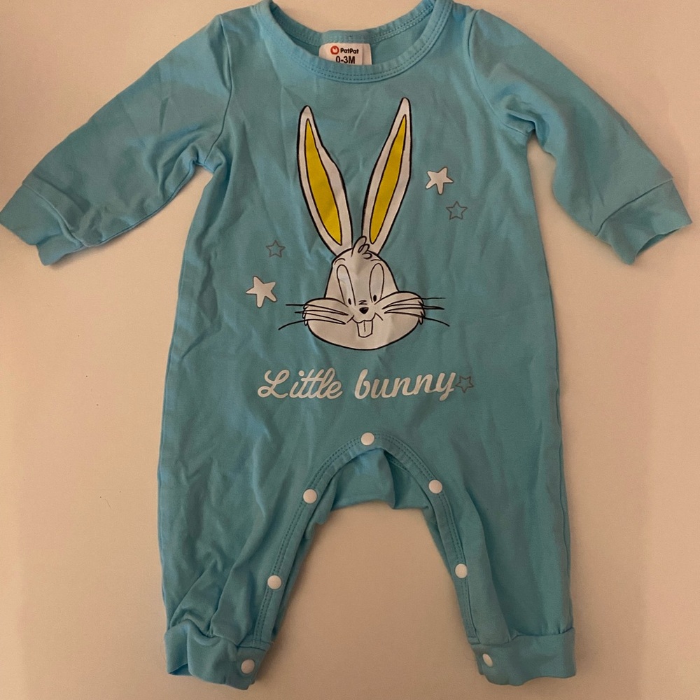 Warner Bros. Looney Tunes Blue Baby Onesie